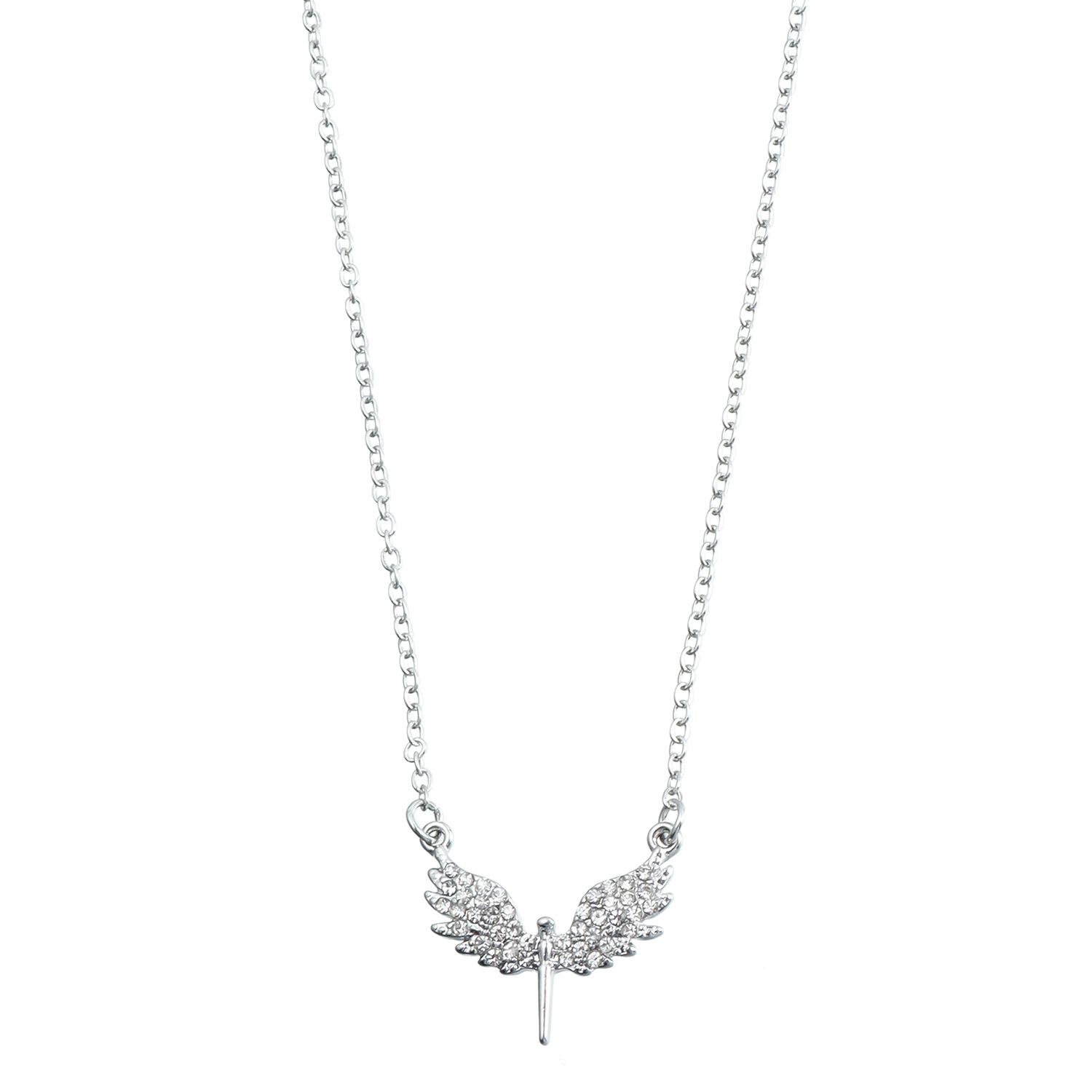 

Аксессуары, Премиальные ключичные цепочки класса люкс, Универсальные аксессуары Женское ожерелье с подвеской в виде крыльев ангела
