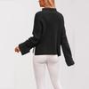 Women's Solid Color Long Sleeve Pullover Round Neck Sweater