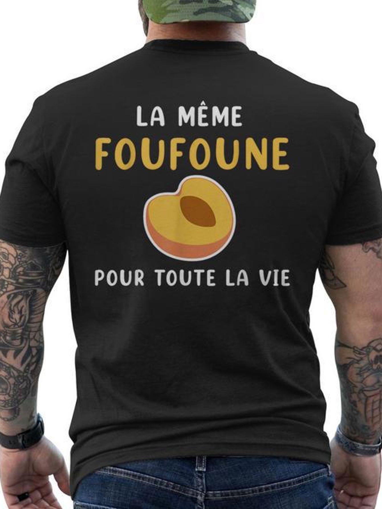 Men s French Phrase Back Print T-Shirt - Funny Wedding Bachelor Party Gift XXXL