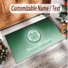 Personalized Crystal Velvet Carpet Celtic FC Pattern Non Slip Floor Rug