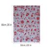 10 Sheets 50X66cm Christmas Gift Wrapping Paper Flower Bouquet Packing DIY Tissue Paper Xmas New Year Party Decoration Supplies