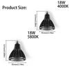 Black Body Plant Growth Enhancer 18W Power Hydroponics Lamp COB LED Spot Lamp  Plant Growth