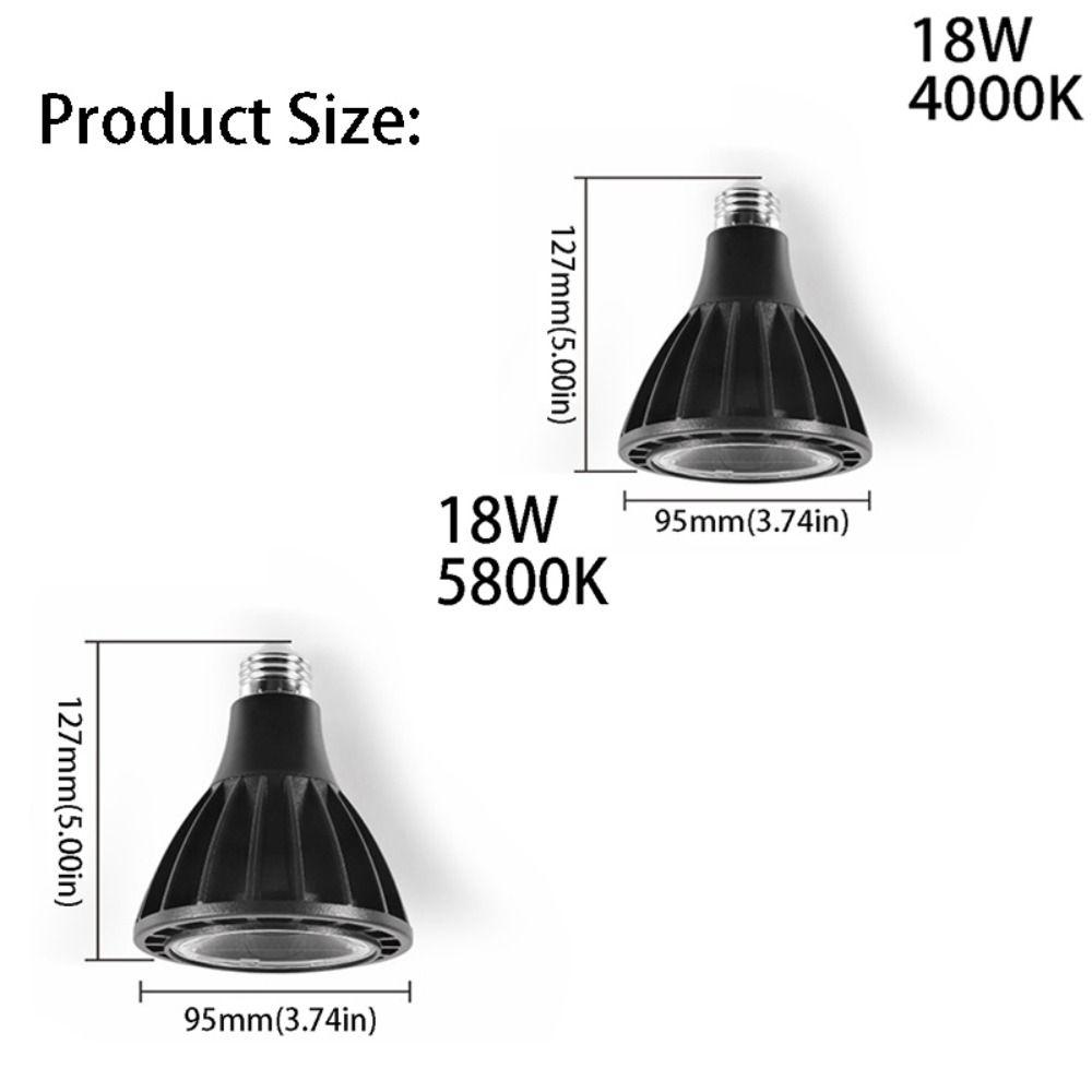 Black Body Plant Growth Enhancer 18W Power Hydroponics Lamp COB LED Spot Lamp  Plant Growth