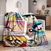 1 Stück Powerpuff Girls Flanelldecke, Weich Hautfreundlich mit Digitaldruck, Verschiedene Größen erhältlich für Familie, Freunde, Geburtstag