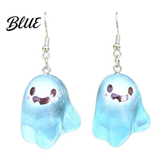 Women Earrings Ghost Glow-in-the-Dark Pendant for Decor Fun Kids Cartoon
