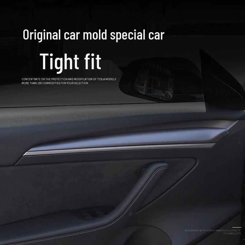 Carbon Fiber Door Trim Accessories for Tesla Model 3/Y Refresh