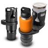 2-in-1 Adjustable Car Cup Holder Extender Suitable for Ramblers, Hydroflask & Large Water Bottles/Cups - Retractable Upper & Base, Fits