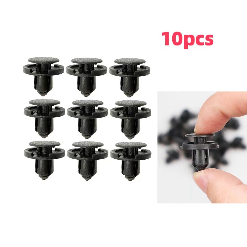 

10/20/50 шт., 8 мм, диаметр 8 мм, черный автомобильный бампер, дверная панель, зажимы для подкрылка крыла, фиксатор, пластиковые автомобильные крепления, заклепки, зажимы