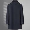 Men's Mid-Length Wool Blend Overcoat