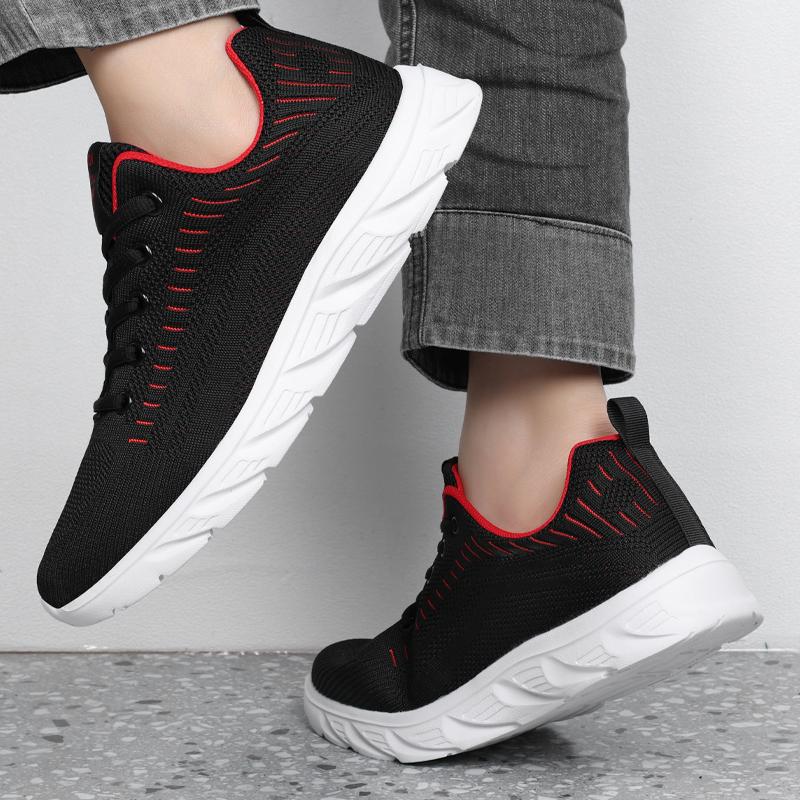 Summer Hot Selling Breathable Men's Mesh Casual Shoes Anti Slip Wear-resistant Men's Sports Shoes Lace Up Hiking Camping Shoes