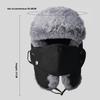 Winter Trapper Hat Thick Fleece Lined Ear Flap Windproof Cap for Men Outdoor Cycling/Hiking