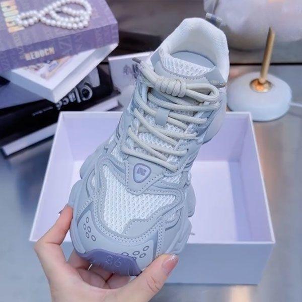 2025 Spring and Summer Breathable Dad Shoes New Fashion Versatile Mesh Thick Sole Heightening Casual Sports Shoes Women's Shoes