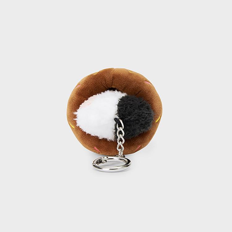 Line Friends Mini Mini Jenny Jenny Bakery Chocolate Conch Bread Doll Keyring — фото 5