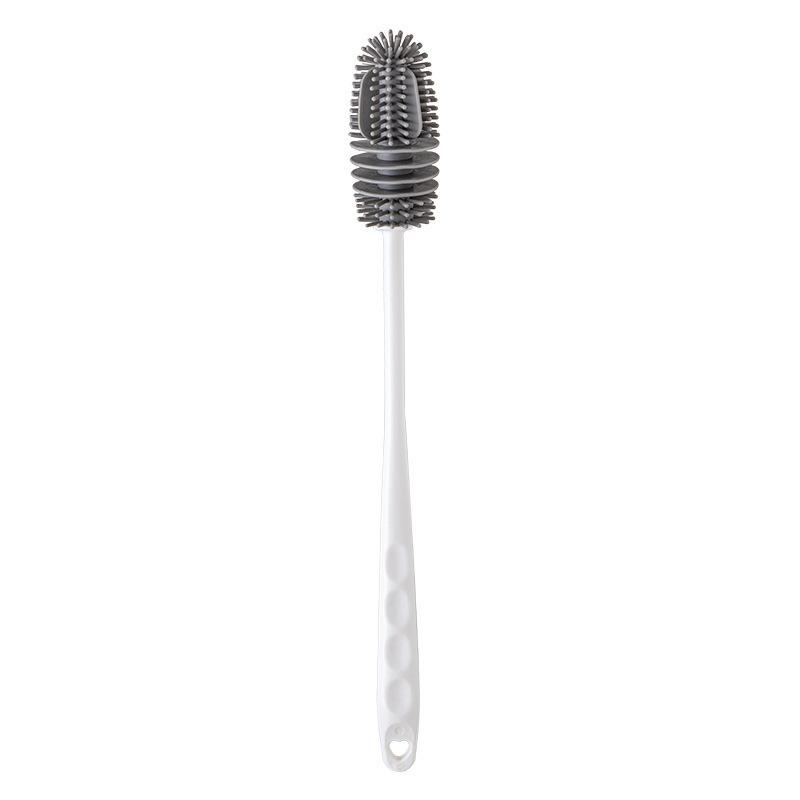 Silicone Long-handled Cup Brush Insulated Cup Cleaning Brush Long-handled Glass Cup