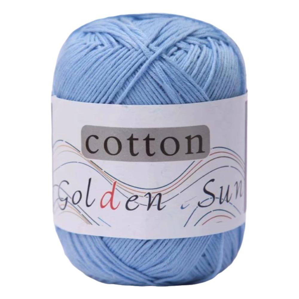 Anti-Pilling Hand Knitting Yarn Medium-Thin Crochet Yarn Durable Cotton Yarn Knitting Sweaters синий