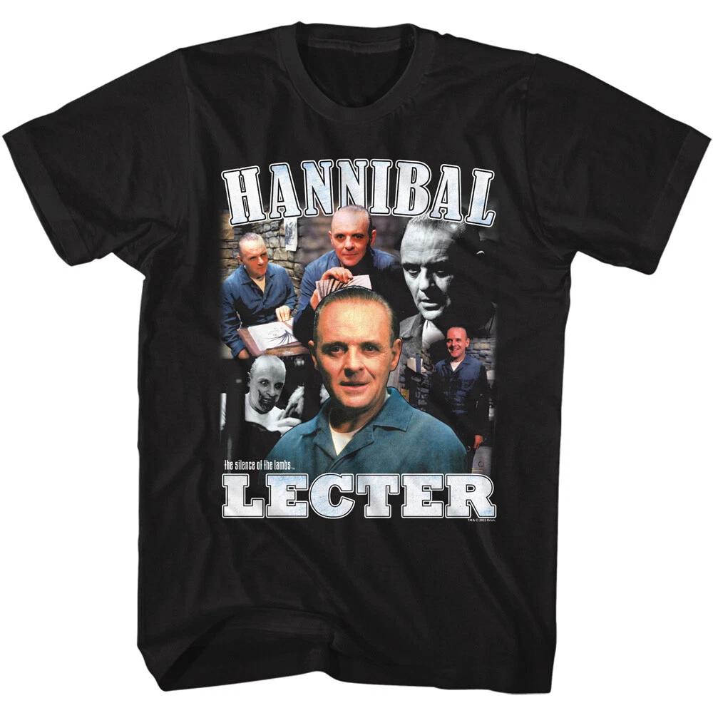 Silence Of The Lambs Movie Hanibal Lecter Photo Collage Men s T Shirt 4XL