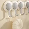 ABS Wall Hooks Wall Mounted Punch-free Hanger Multi-functional Rotating Corner Hook  Living Room