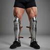 Medieval Knight Steel Greaves Gothic Leg Armor LARP Cosplay Shin Guards Handmade Armor for Gift