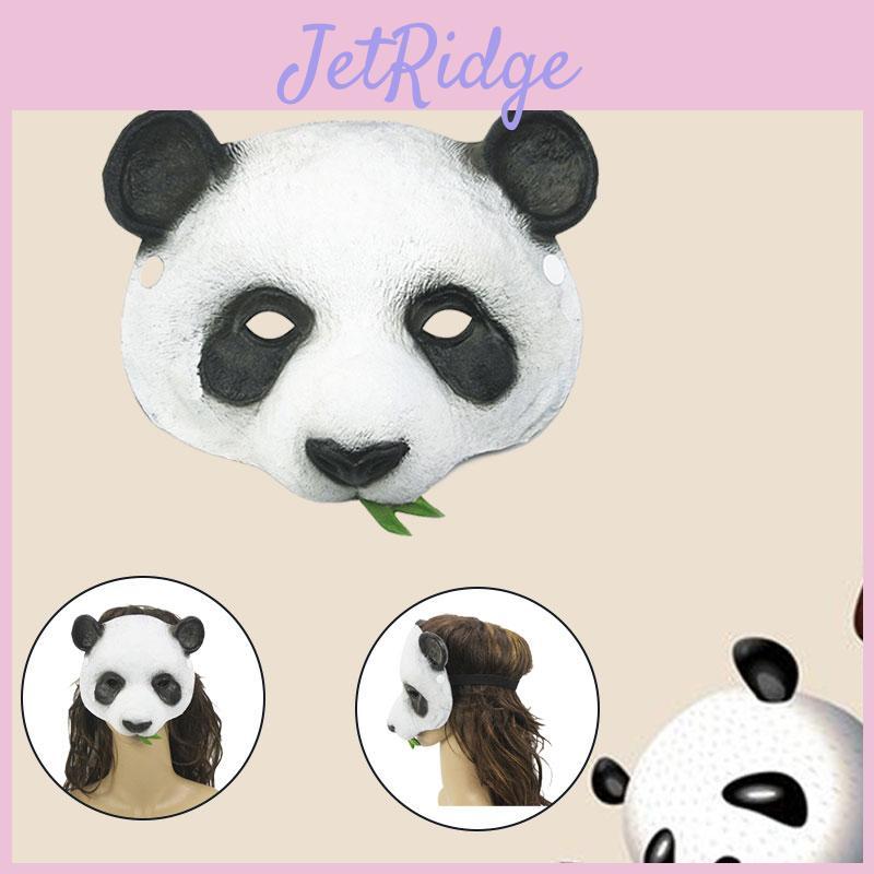 Cute Panda Mask For Halloween And Cosplay Parties High-quality Pu Material