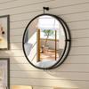 Decorative Wall Mirror Metal Frame 60 Cm Living Room Bathroom Kitchen Mirror 60cm