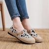 Spring new women's single shoes one-pedal fisherman shoes retro style linen round head casual cotton and linen shoes old Beijing cloth shoes