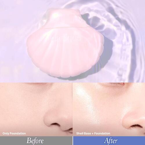 DASIQUE Glowy Shell Base 50ml [Twinkle Mermaid Collection]