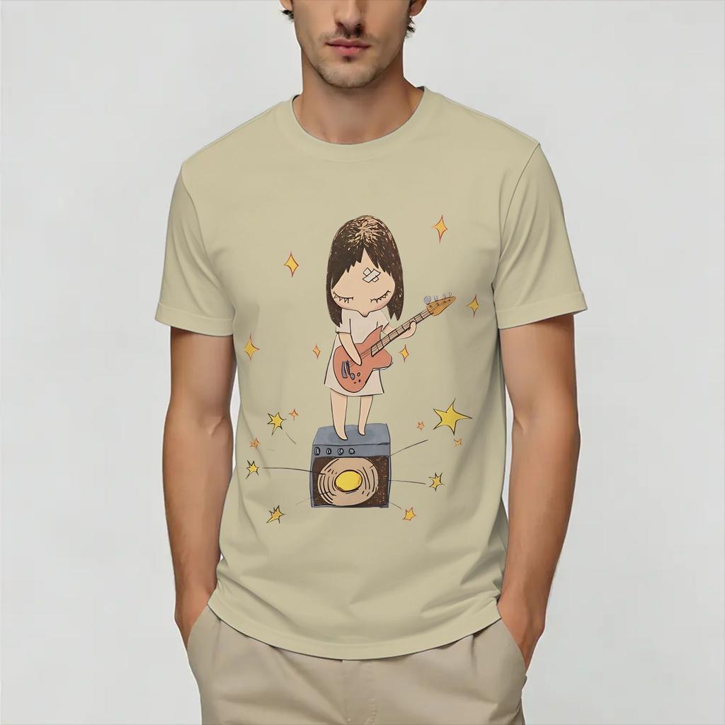 Unisexs TShirt Yoshimoto Naras Fashion 100 Cotton Tee Shirt Short Sleeve T Shirt O Neck Clothes Summer