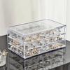 72 Grid 3-Layer Jewelry Storage Box - Elegant Practical Display Stand for Jewelry Storage Box