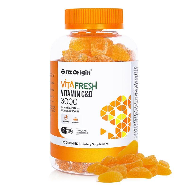 NZ Origin Vitafresh Vitamin C&D 3000mg x 100 x 2