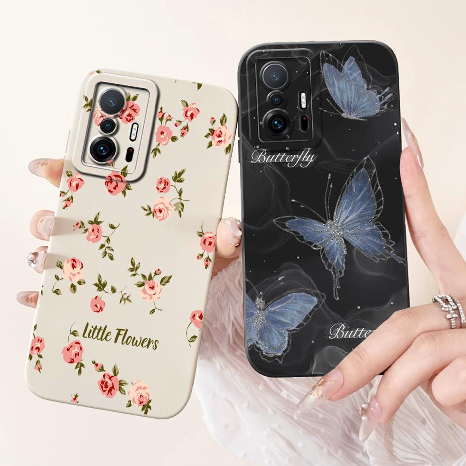For Xiaomi Mi 11T Pro Case Stylish Painted Cover Soft Silicone Shockproof Phone Case For Xiaomi 11T Pro 11TPro Mi11T Soft Fundas