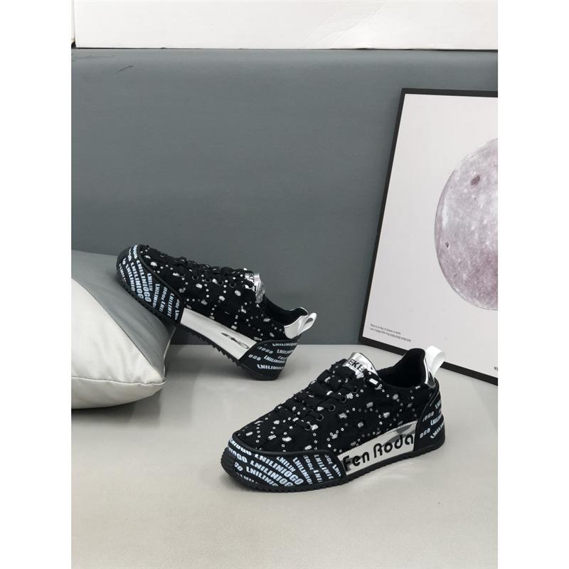 Sommer-Netzstoffoberfläche leichte Schuhe Straßen-Freizeitschuhe niedriger Schaft Sport bm