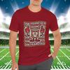 San Francisco T-Shirt Football Fan Graphic Tee Retro Mascot Shirt
