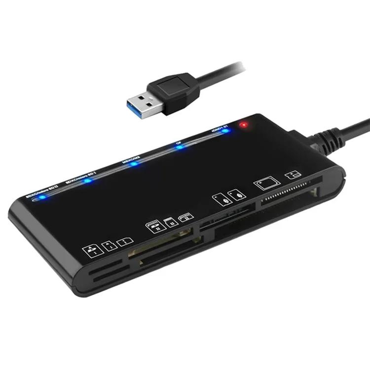 

CR7 USB 3.0 Многофункциональный картридер CF XD MS SD TF для Mac Windows Linux