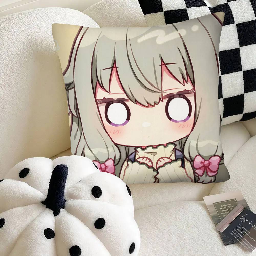 Cute Cartoon Idol Kusanagi Nene Pillow Case Fashion Square Pillowcase Bedroom Sofa Room Ins Decoration Leisure