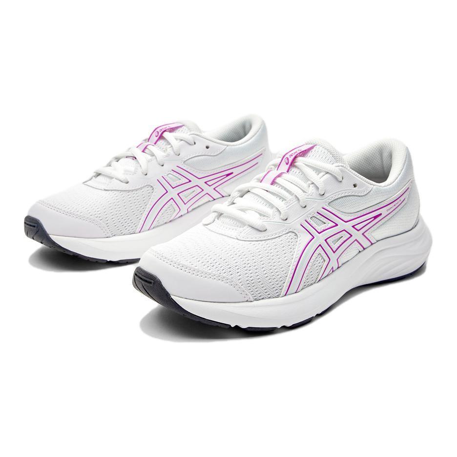 Asics CONTEND 9 Low Top Kids' Running Shoes White Purple - 1014A337-101