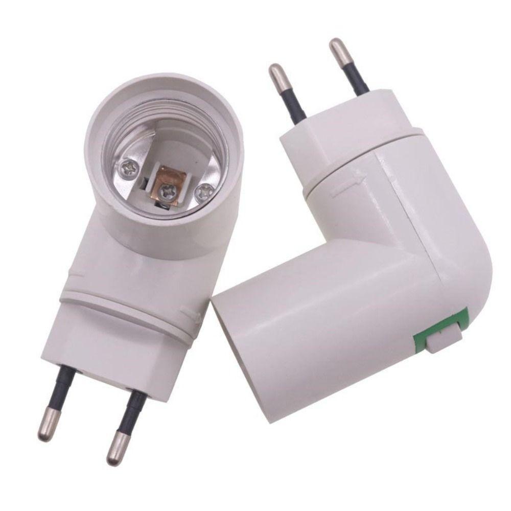 Socket Adapter EU US Plug Light Base Screw Converter E27 Bulb Socket Converter Splitter Lamp Holder