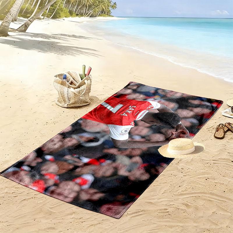 Saka Print Beach Towel, Large Soft Quick Dry Towel for Beach Camping Swimming