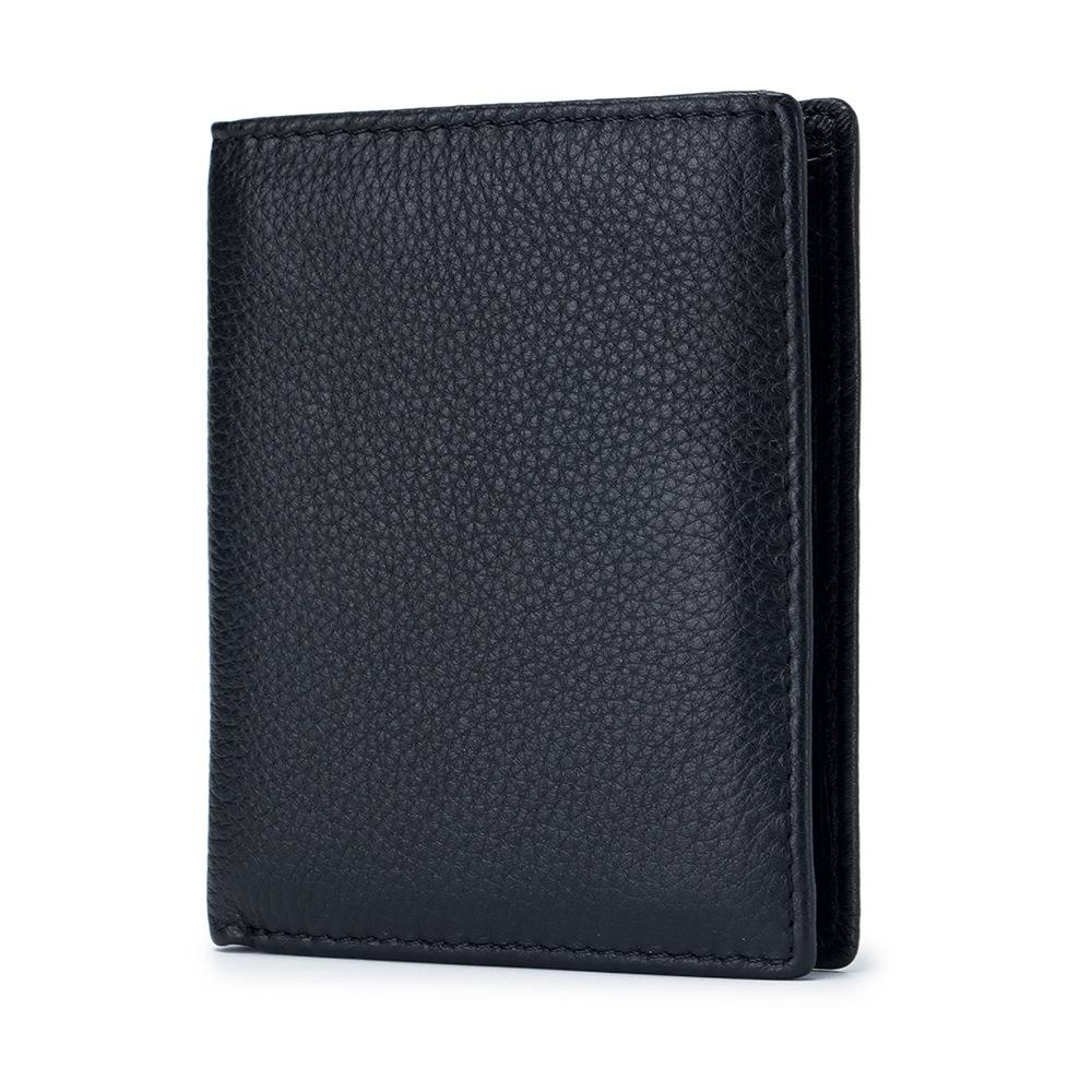 Ultra-thin Multi-card Position Short Wallet New First-layer Cowhide Simple Wallet Women's Soft Leather Change Bag Large Capacity