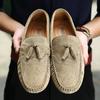 Casual Shoes Men Slip On Loafers Leather Shoes Men Fashion 2024