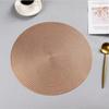 38CM Round PVC Placemat Kitchen Dining Table Mats Steak Pad Anti-scalding Insulation Pads INS Nordic Hotel Restaurant Home Decor
