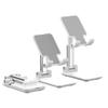 Foldable & Retractable Mobile Phone Stand for Tablets - Perfect for Desktops, Live Classes & More