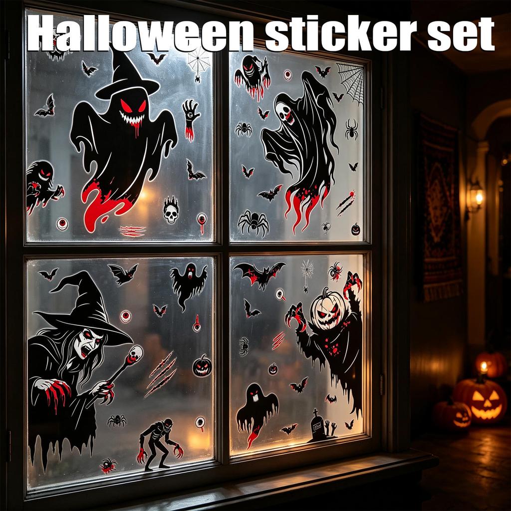 Halloween Sticker Set for Kids and Adults Scary Decorations Party Favors