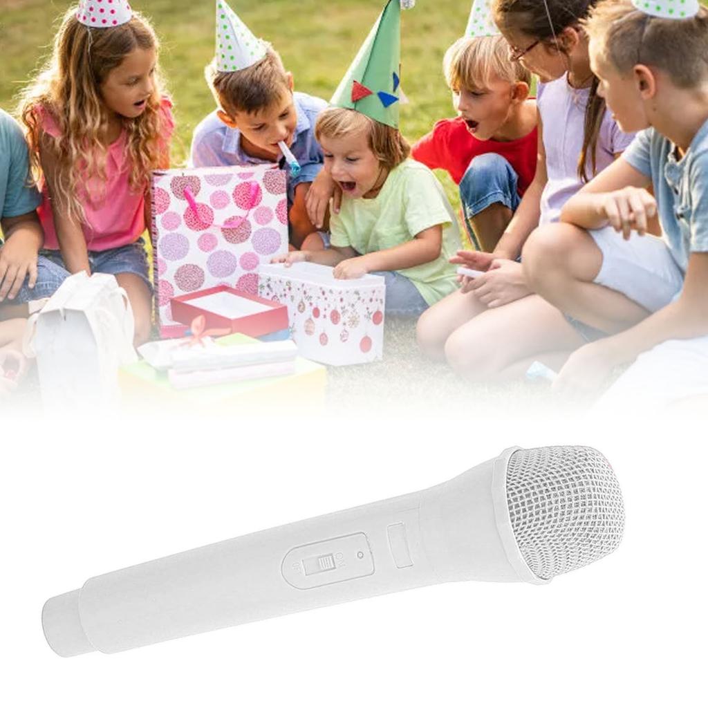 Microphone Toy Portable   Bottom Rlistic ABS Plastic Microphones Props for Performance Interview