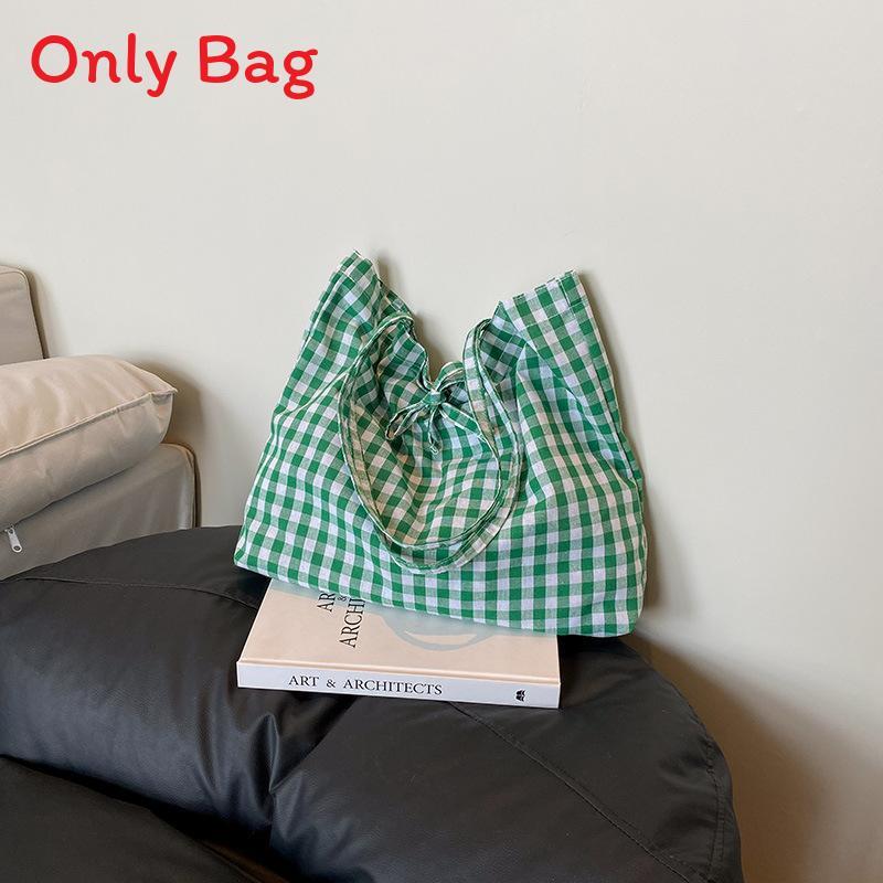 Canvas Tote Bag For Women With Stitching Detail For Daily Casual Use