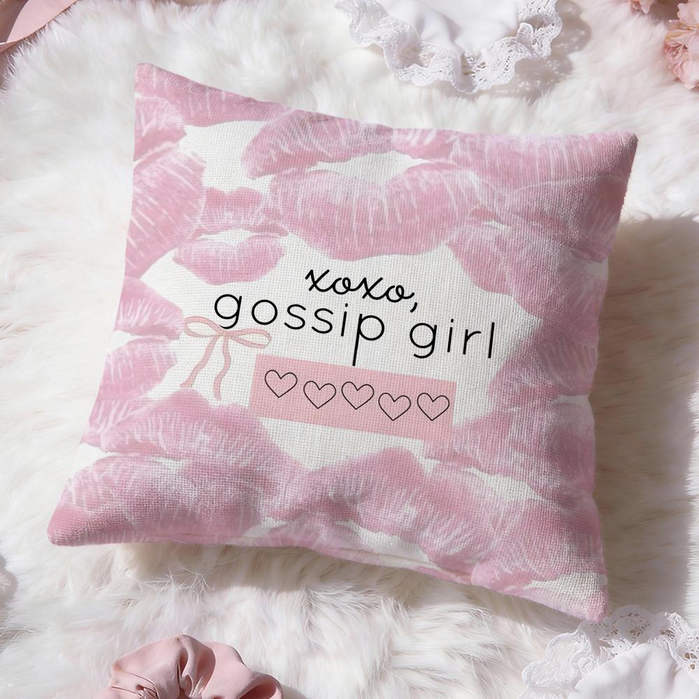 cool movie g-Gossip Girls Cushion Cover Premium Comfort Reversible Pillow Cove -Two in One Design for Any Room & Car Interior