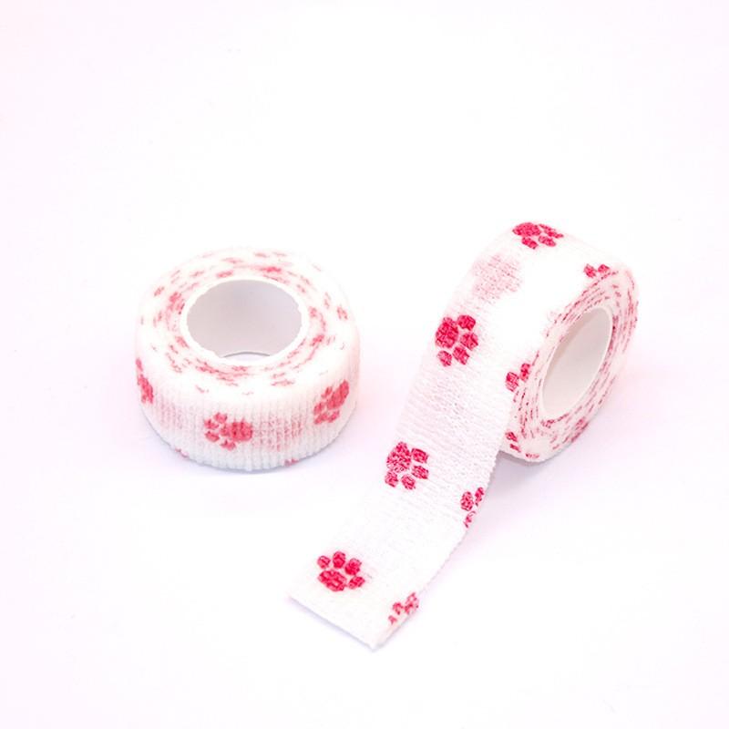 1Pc Racket Handle Bandage Non-slip Finger Protection Bandage Pet Tattoo Self-adhesive Elastic Protective Bandage