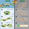Dinosaur Toys Create A Dinosaur World Road Race Flexible Track Playset and 2PCS Cool Dinosaur Car for Boy Girls Christmas Gift