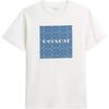 Organic Cotton Denim Iconic Square T-Shirt Men Tops White CAF68-WHT