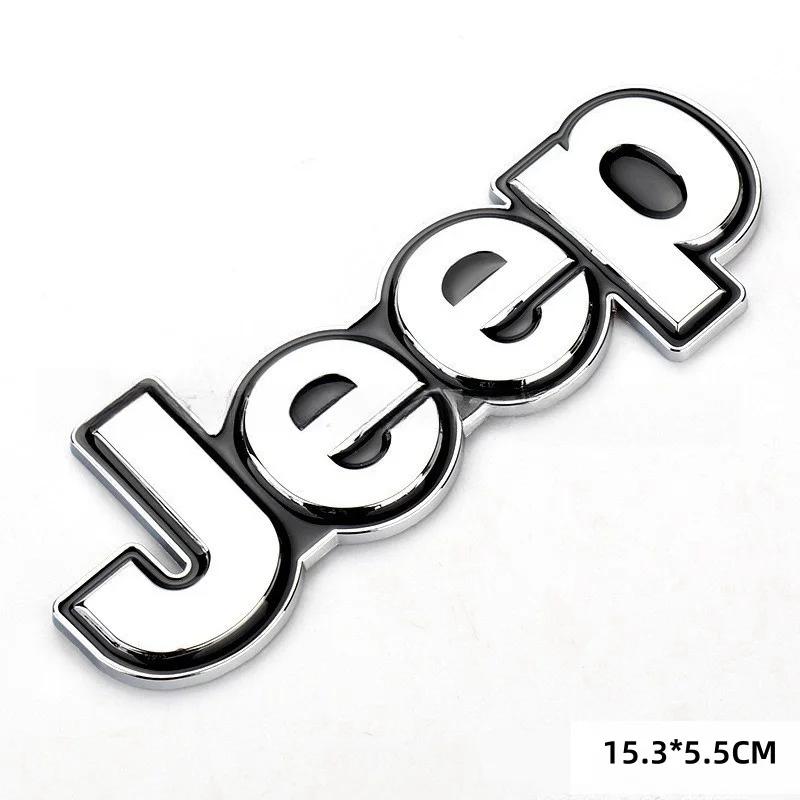 For Jeep Three Dimensional ABS Car RENEGADE Emblem Trunk Rear Sticker Decoration Decal Accessories For Jeep Renegade Grand Ch