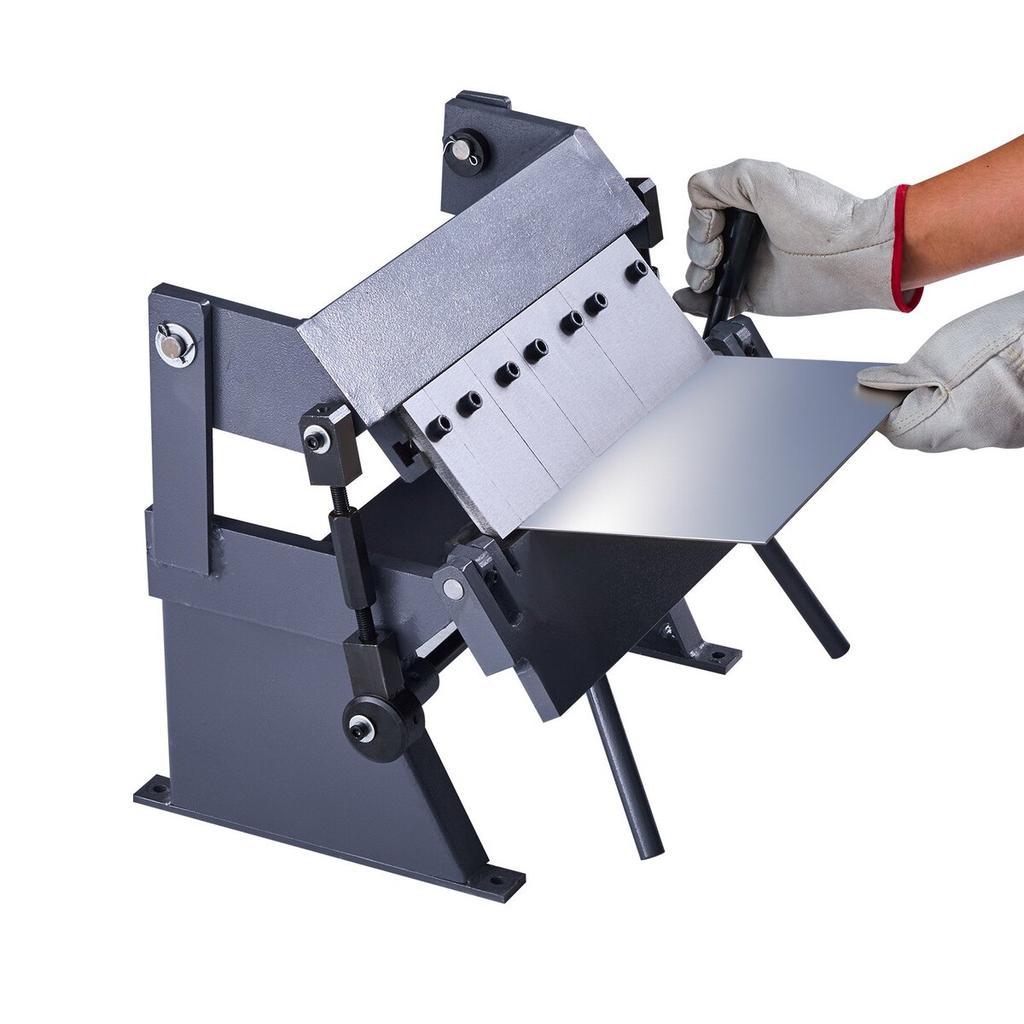 Box and Pan Brake, 305 mm/12 inch Sheet Metal Bending Brake, 20-Gauge Mild Steel Capacity, 0-135 Degree Adjustable, Metal Bender Machine with 5